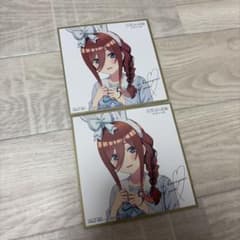 五等分の花嫁カードゲームブースターパックvol.6　イラスト色紙中野三玖 五等分の花嫁ブースターパックvol.6 アニメ描き下ろしイラストミニ色紙