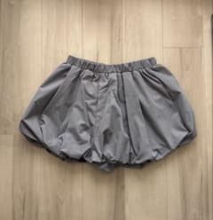 バルーンショートパンツ グレー XSサイズ キュロット スカパン