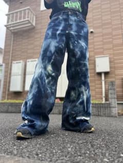 福プロフ必読様専用 再構築 リメイクフレアジーンズ 2way仕様のサムネイル
