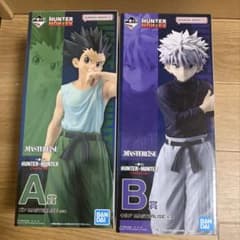 HUNTER×HUNTER A賞 ゴン(新品) &一番くじ B賞 キルア(中古)のサムネイル