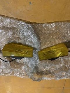 美品　ザ・グレートバンパー用フォグライト　イエロー　　デコトラ　レトロのサムネイル