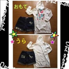 だぽんさん専用‼︎ DAISY LOVERS ロングパーカーとデニム短パンのサムネイル