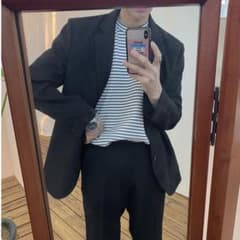 [ASCLO]Perfect Striped Sleeve T Shirtのサムネイル