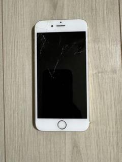 iPhone8 ゴールド 画面ひび割れあり 本体 iPhone8 ゴールド 画面と背面にひびあり作動せず - メルカリ
