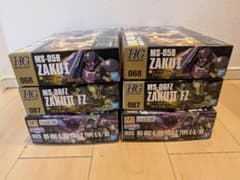 HG ザク プラモデル 3種✕2 計6個セット HG ザク プラモデル 3種✕2 計6個セット - メルカリ