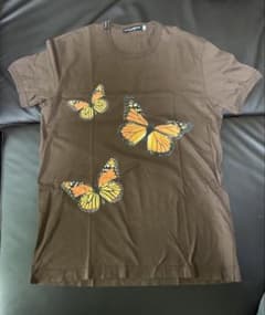 DOLCE&GABBANA ドルガバ 蝶プリントTシャツ XLのサムネイル