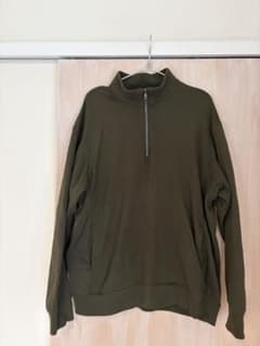UNIQLO ユニクロ　スウェットハーフジップシャツ　XLのサムネイル