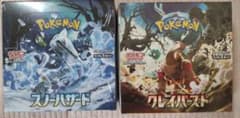 ポケモンカード　クレイバースト・スノーハザード　各1BOX シュリンク付きのサムネイル