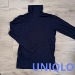 UNIQLO HEATTECH ハイネック長袖カットソーのサムネイル