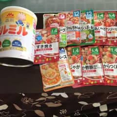 粉ミルク大缶 離乳食セット お値下げ！のサムネイル