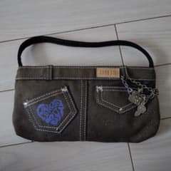 ANNA SUI ダークブラウンポーチのサムネイル