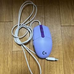 Logitech Gシリーズ 有線マウス 紫のサムネイル