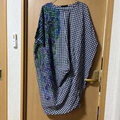 YOKANG ギンガムチェック ワンピース 総柄 - メルカリ