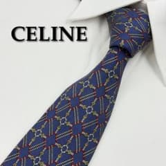 ✨️美品✨️ CELINE セリーヌ ネクタイ ベルト ネイビー ハイブランド