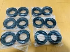 在庫残1セット タミヤ1/14 扁平タイヤ73mm 12個セット 低床4軸1台分