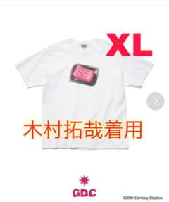 木村拓哉 着用 GDC ファイトクラブ Tシャツ 白 XL - メルカリ