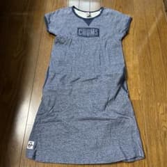 CHUMS ネイビー 半袖カットソーワンピースのサムネイル