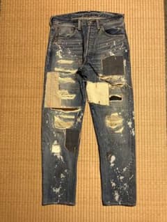 リーバイス】LVC 55501-0049 ハードウォーン＆リペアード501XX