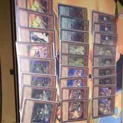ミレニアムゴールドレア入、同胞の絆3枚武神デッキ、エクストラ、3重スリーブのサムネイル