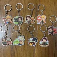 Demon Slayer: Kimetsu no Yaiba Local Acrylic Keychain Set of 9