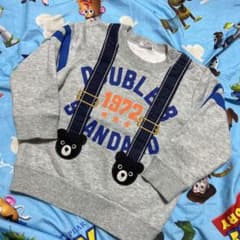 トイさま専用☆ダブルビー☆大人気Bくんサスペンダートレーナーミキハウスのサムネイル
