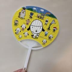 レア 希少 ごはんミュージアム ごはんぢゃワン うちわ