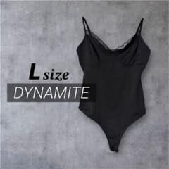 DYNAMITE 】 ボディスーツ キャミソール ブラック 黒 L - メルカリ