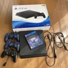 PS4 本体 CUH-2100A 500GB ジェットブラック - メルカリ