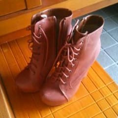 厚底ショートブーツのサムネイル