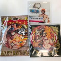 ONE PIECE ワンピース/ エース / 輩缶バッジ, アクキー,バースデーのサムネイル