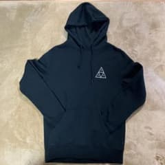 HUFハフトライアングルロゴパーカー　ブラックXSのサムネイル
