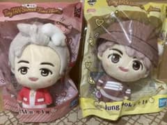 TiNyTAN一番くじ ぬいぐるみ　RM Jungkook セットのサムネイル