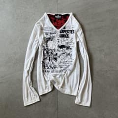 archive Vネック デザインTシャツ y2k vkeiお兄系 00s Archive Tシャツ Vネック グランジ お兄系 パンク y2k - メルカリ