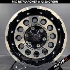 NITROPOWER ナイトロパワー16インチホイール4本セット NITROPOWER ナイトロパワー16インチホイール4本セット - メルカリ