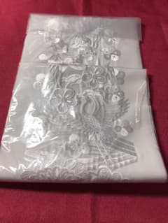 ☆ 成人式　刺繍半衿　鶴松竹梅　縁起物　☆のサムネイル