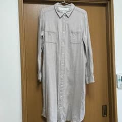 me-co様  専用          ※無印良品※フランネルシャツワンピースのサムネイル