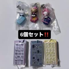 サンリオ ボンボンドロップミニチュアチャーム 平成ギャルチャーム 6個セットのサムネイル