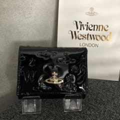 新品・未使用 Vivienne Westwood 三つ折り財 ブラック 匿名配送 - メルカリ