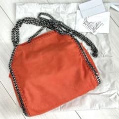 美品 StellaMcCartney ファラベラ ミニ 限定色 オレンジ 保存袋 美品 StellaMcCartney ファラベラ ミニ 限定色 オレンジ 保存袋 - メルカリ