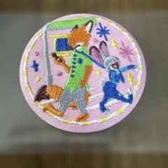 ズートピア 刺繍缶バッジ ジュディ ニックのサムネイル