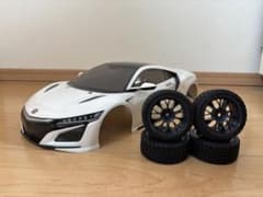 ま*ん様 【新品！】タミヤ NSX 工場塗装済ボディ ＆ タイヤ・ホイール セッ ま*ん様 【新品！】タミヤ NSX 工場塗装済ボディ ＆ タイヤ・ホイール