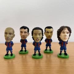 サッカー フィギュア バルセロナ 5体セット - メルカリ