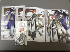 ツキウタ AGF 月華月 ポストカード 特典 ステッカー 陽 夜