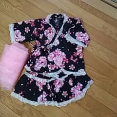 子供花柄浴衣のサムネイル