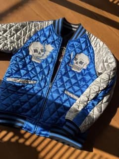 限定値下げeyedy スカジャン　ワコマリア　スカル　テーラー東洋　キルティング 限定値下げeyedy スカジャン ワコマリア スカル テーラー東洋