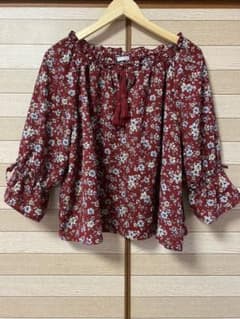 ブラウス トップス 花柄のサムネイル