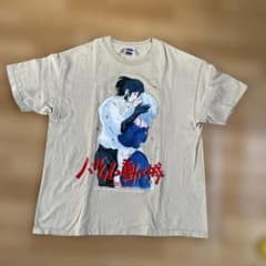 古着　ハウルの動く城　Tシャツ　L　生成色　ジブリ　アニメ　ムービー　映画 ハウルの動く城ジブリTシャツ/ジブリT/USED/古着L | auckland
