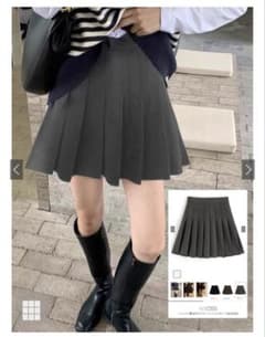 【GRL】新品タグ付き インパン裏地付きプリーツミニスカートac2220のサムネイル
