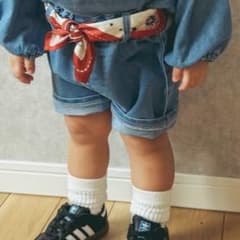 新品 しまむら URUちゃんコラボ スカーフ付きショートパンツ 90サイズのサムネイル