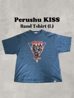 【完売品】Perushu/KISS ヴィンテージライクプリントTシャツ(L)のサムネイル